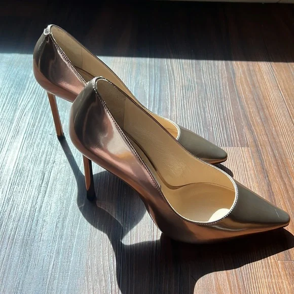 Jimmy Choo Romy Rose Gold Pumps NWOT - Picture 10 of 10